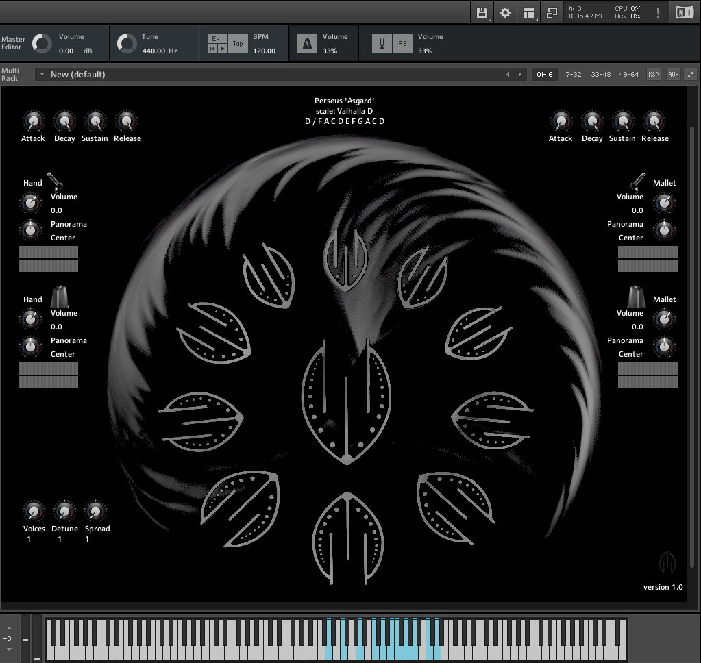 kontakt Perseus GUI